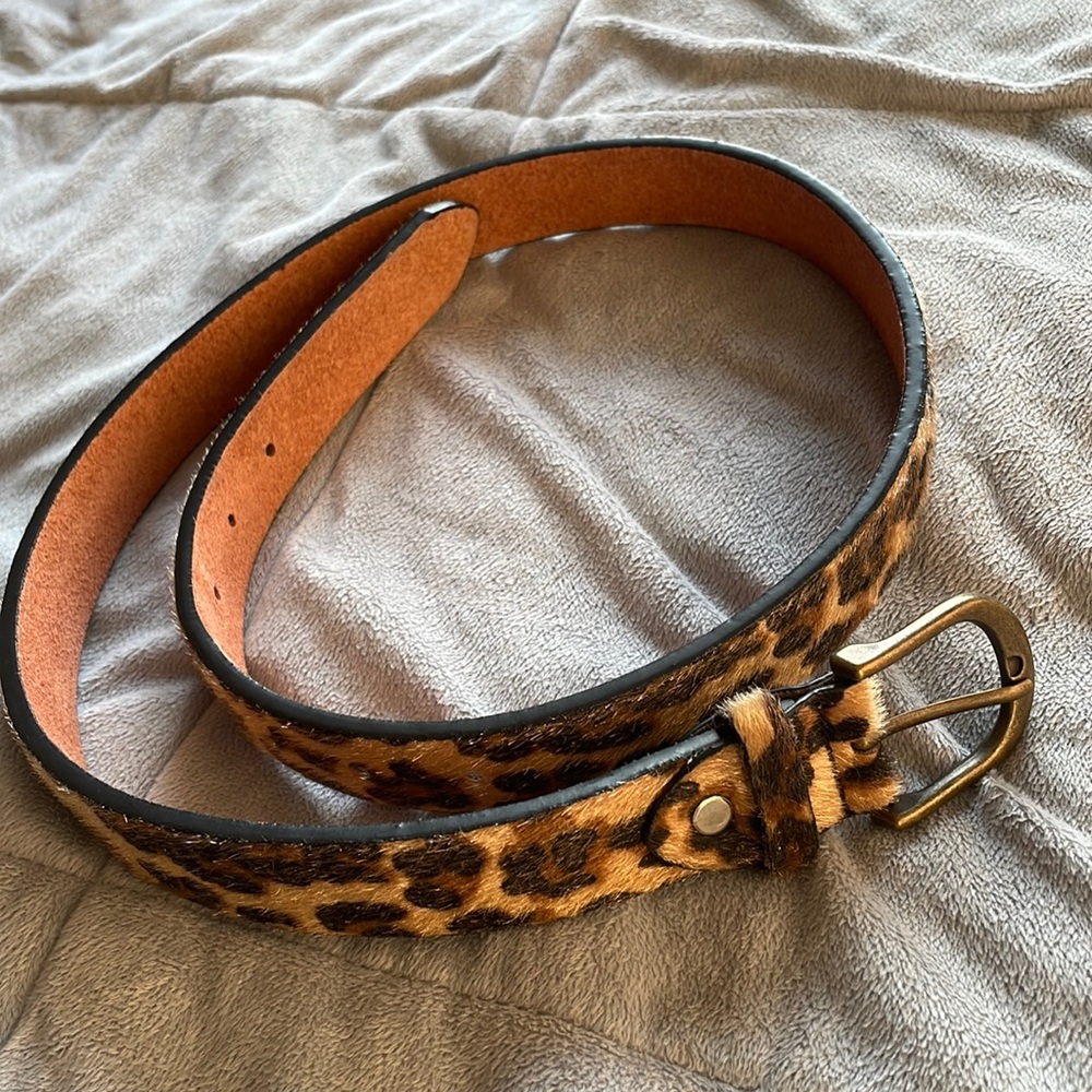 Leopard belt